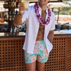 Kenny Flowers The Hawaii Short Swim Trunks Multi M NWT IN PACKAGE